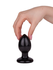 Crni Magnum plug masažer prostate u laminatu crna boja