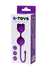 Vaginalne kuglice a-Tois bi TOIFA Meeko, silikon, ljubičasta, 16,4 cm, Ø 2,7 cm