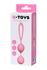 Vaginalne kuglice a-Tois bi TOIFA Rai, silikon, roze, 17 cm (764012)