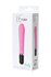Nerealni vibrator L'eroina bi TOIFA Polli, silikon, ružičasta, 18,3 cm, Ø 3 cm