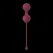 Set vaginalnih kuglica Love Stori Diva Vine Red 3012-02lola