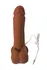 Realstick Elite Mulatto realistični vibrator, braon, 16 cm