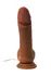 Realstick Elite Mulatto realistični vibrator, braon, 16 cm