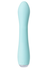 Vibrator sa klitoralnim stimulatorom i uvulom, Joss Milo, silikon, cijan, 20 cm