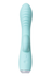 Vibrator sa klitoralnim stimulatorom i uvulom, Joss Milo, silikon, cijan, 20 cm