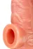 Realistička mlaznica za falus sa otvorom za skrotum Ektreme Sleeve res.001 Medium