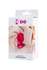 Analna čaura Todo bi Toifa Diamond Heart, silikon, ružičasta, 9,5 cm, Ø 4 cm