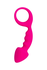 Analni rukav Todo by Toyfa Bong, silikonski, roze, 12,5 cm, Ø 2,5 cm