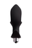 Analni vibracioni produživač POPO Pleasure by toifa Cordis M, silikon, Crna, 14 cm, Ø 5,5