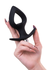 Analni vibracioni produživač POPO Pleasure by toifa Cordis M, silikon, Crna, 14 cm, Ø 5,5