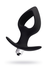 Analni vibracioni produživač POPO Pleasure by toifa Cordis M, silikon, Crna, 14 cm, Ø 5,5