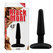 Crna analna čaura Silicone Butt Plug 4-11 cm.