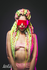 Maska party hard shy red