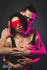 Maska party hard shy red