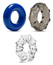 Set od 3 prstena za erekciju Triple Stretch 3 Pack Cock Rings