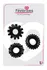 Set od 3 crna erekciona prstena Set of 3 Kokrings