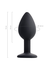 Analna čaura Popo Pleasure bi TOIFA sa rhinestones s, silikon, Crna, 7,2 cm, Ø 2,8 cm, 25 g