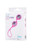 L'eroina Futa vaginalne kuglice, silikon, roze, 11 cm, Ø 1,9 cm, 63 g
