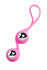 L'eroina Futa vaginalne kuglice, silikon, roze, 11 cm, Ø 1,9 cm, 63 g