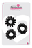 Set od 3 crna erekciona prstena Set of 3 Kokrings