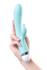 Vibrator sa klitoralnim stimulatorom Flovetta bi Toifa Iris, silikon, cijan, 22 cm