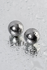 Metal bi TOIFA vaginalne kuglice, metal, srebro, Ø 3 cm