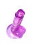 Realistični dildo a-Tois bi TOIFA Celiam, TPE, ljubičasta, 20,5 cm