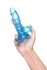 Realistični dildo a-Tois bi TOIFA Indi, TPE, cijan, 15,8 cm