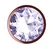 Analni čep Diamond Moonstone Shine L ružičasto zlato 4021-02lola