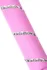 Flogger Anonimo #0006, PU koža, roze, 64 cm