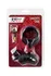 Pojas odanosti muški Black Red bi TOIFA, ABS plastika, Crna, 10 cm