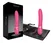 Ružičasti reljefni vibrator napravljen od silikona