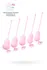 Flovetta set vaginalnih kuglica Toifa Tulips, silikon, ružičasta, 5,3 cm