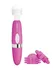 Pink rotacioni štap vibrator sa dve mlaznice ° Spinning Head Vand massager set