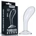 Prozirni stimulator prostate Flavless Clear prostate plug - 15 cm.