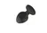 Silikonski Analni čep crni M (6.7*3.5 cm) 3304-02