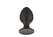 Silikonski Analni čep crni M (6.7*3.5 cm) 3302-02