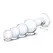 Analna prozirna piramida 7,25 in BEADED BUTT PLUG