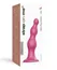 Strap-on-me Dildo plug Beads Framboise metalni L, 16 cm
