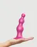 Strap-on-me Dildo plug Beads Framboise metalni L, 16 cm