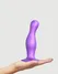 Strap-on-me Dildo plug Dildo zakrivljeni, ljubičasti metalik l, 16,5 cm