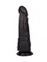 Dildo realista u laminatu l 190 mm d 40 mm, boja crna umetnost. 400100