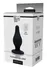 Crni Analni stimulator Dual Densiti Pleasure plug L-10,2 cm.