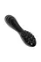 Satisfier Dazzling Cristal 1 dvostrani Dildo, staklo, crno, 18,5 cm
