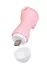 Vakuumski talasni stimulator Flovetta Ikora, silikon, roze, 9,8 cm