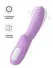 Vibrator-rotator JOS MERRY-GOR, silikon, ljubičasta, 20,7 cm