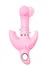 Rotacioni Vibrator C klitoralni stimulans jos Tvistme, silikon, roze, 19,5 cm