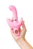 Rotacioni Vibrator C klitoralni stimulans jos Tvistme, silikon, roze, 19,5 cm