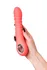 Stimulator sa funkcijom Up Dovn Flovetta flok, silikon, koral, 21,5 cm