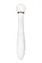 Flovetta Jasmine vakuumski stimulisani Vibrator, silikon, beli, 23 cm